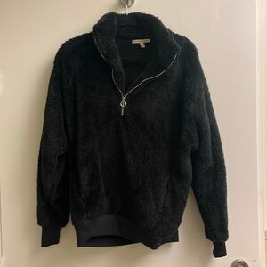 Express fuzzy hoodie